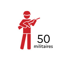 50 militaires